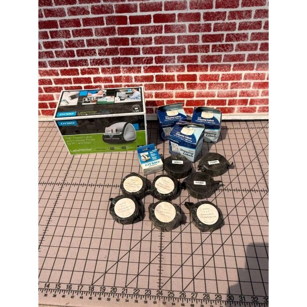 DYMO LabelWriter 450 Turbo Label Printer Bundle Extra Labels Boxed
